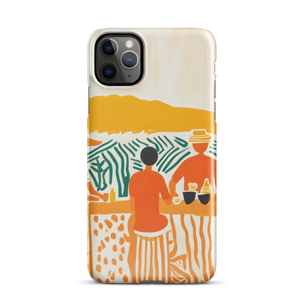 Summer Vibes: Café Conversations | Phone Case |  11 Pro Max | Snap Case | Glossy