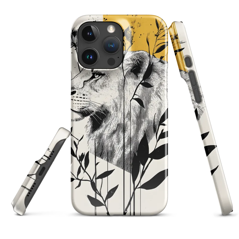 Regal Serenity: The Lion and Flora