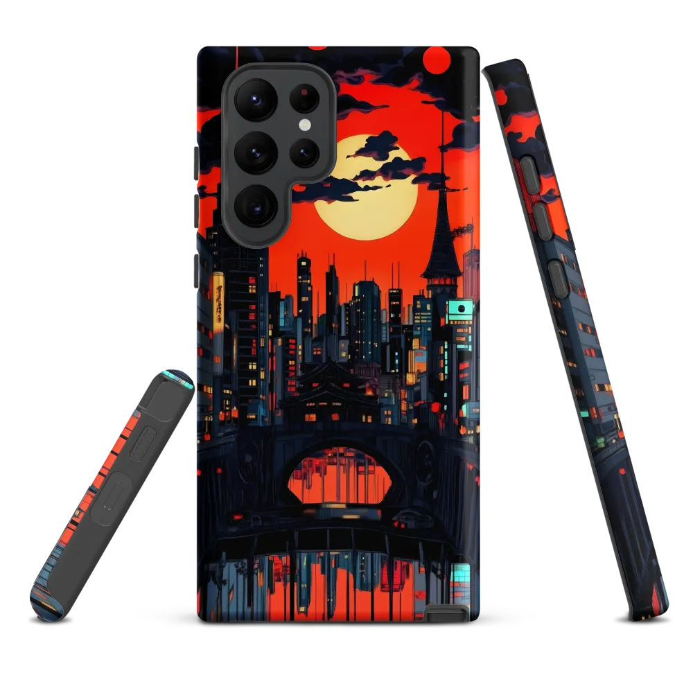 Nightfall in a Neon City