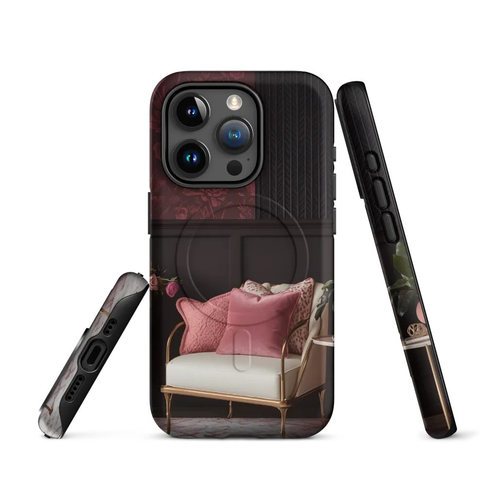 Elegance in Contrast: A Modern Interior Design | Phone Case |  15 Pro | MagSafe® Tough Case | Matte