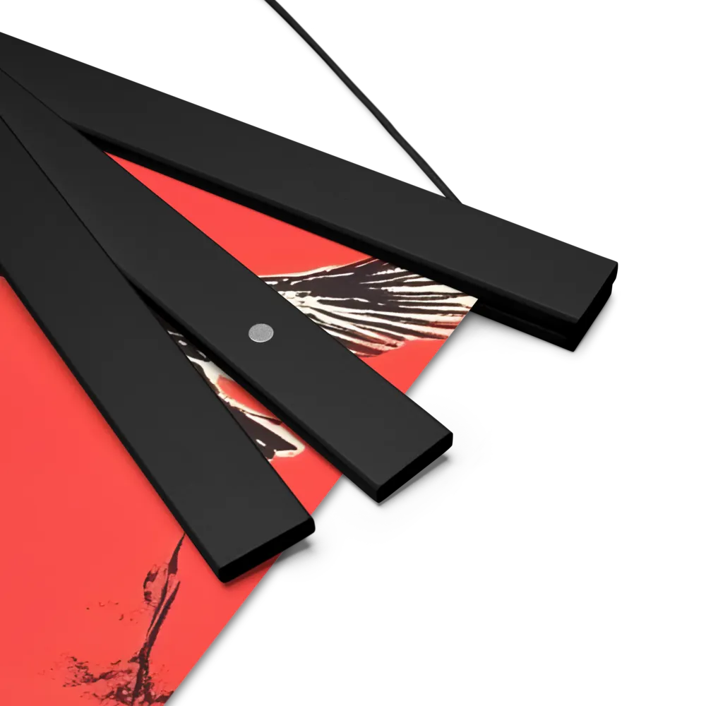 Journey Beyond the Horizon | Poster With Black Wood Hanger | 14″×14″