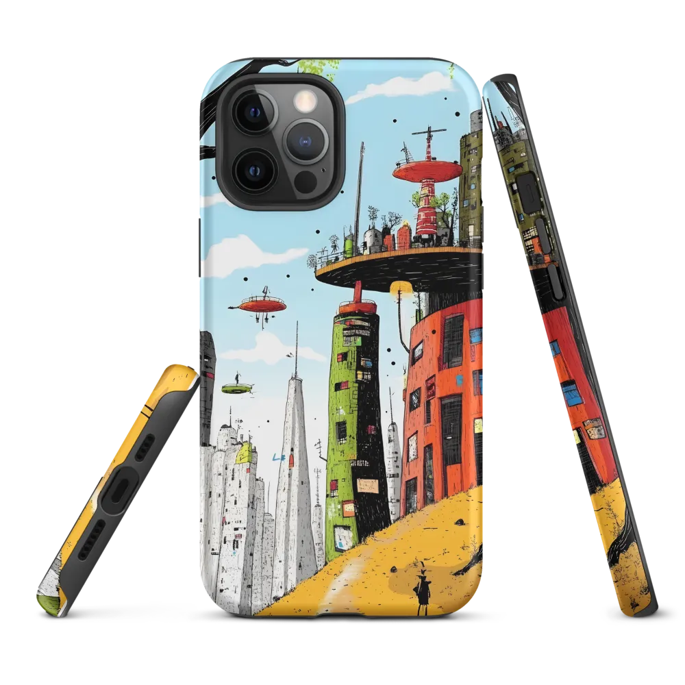 Futuristic Urban Dreamscape | Phone Case |  12 Pro Max | Tough Case | Matte