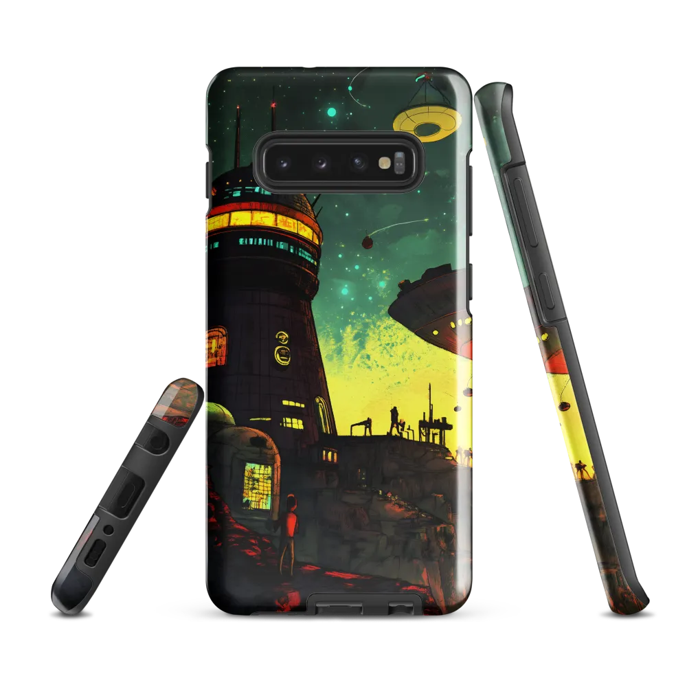 Futuristic Horizons: A Glimpse into Tomorrow | Phone Case |  S10 Plus | Tough Case | Glossy