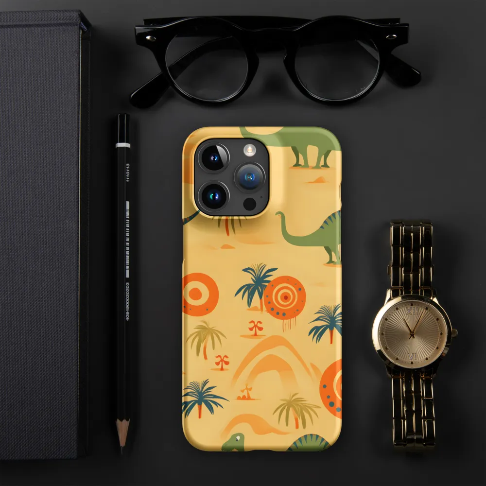 Prehistoric Playtime | Phone Case |  15 Pro Max | Snap Case | Matte