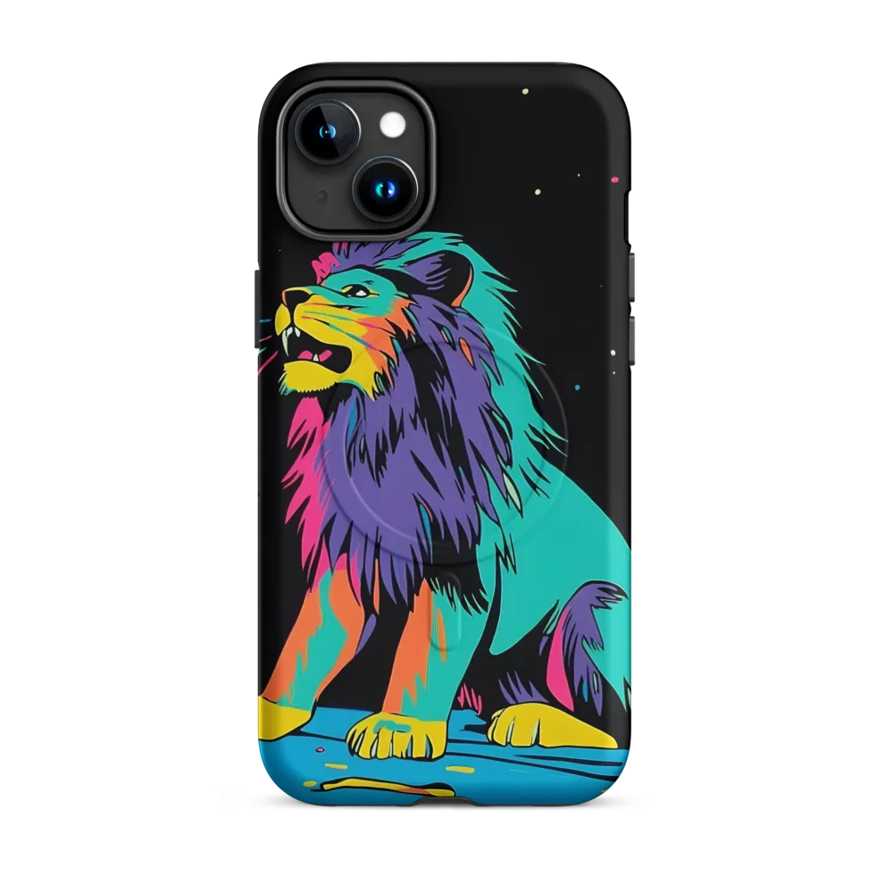 Roaring Colors: The Neon Lion