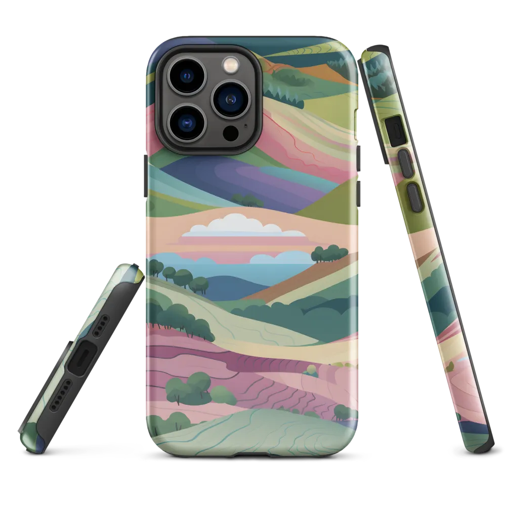Harmonious Hills | Phone Case |  13 Pro Max | Tough Case | Glossy