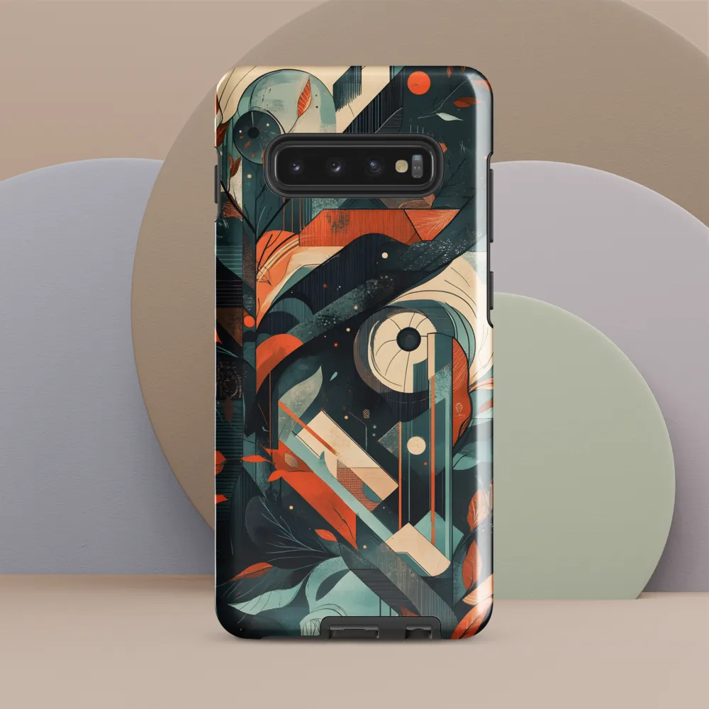 Nature's Geometric Dance | Phone Case |  S10 Plus | Tough Case | Glossy