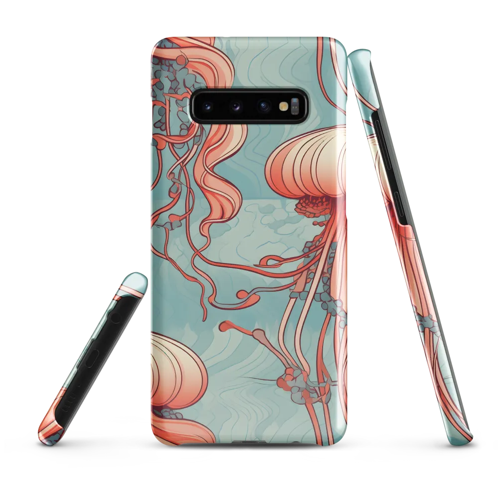 Ethereal Dance of Jellyfish | Phone Case |  S10 Plus | Snap Case | Glossy