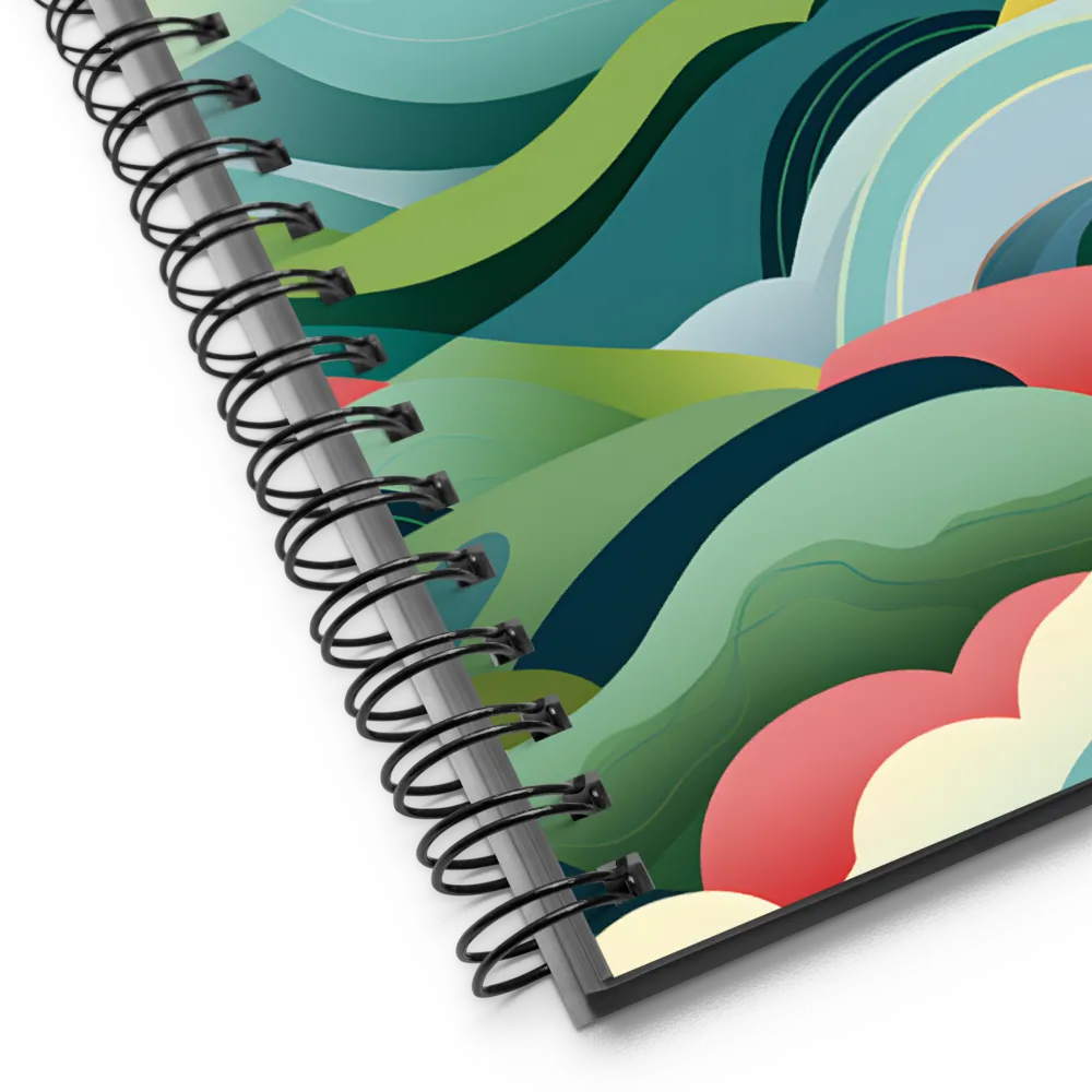 Waves of Serenity | Spiral Notebook