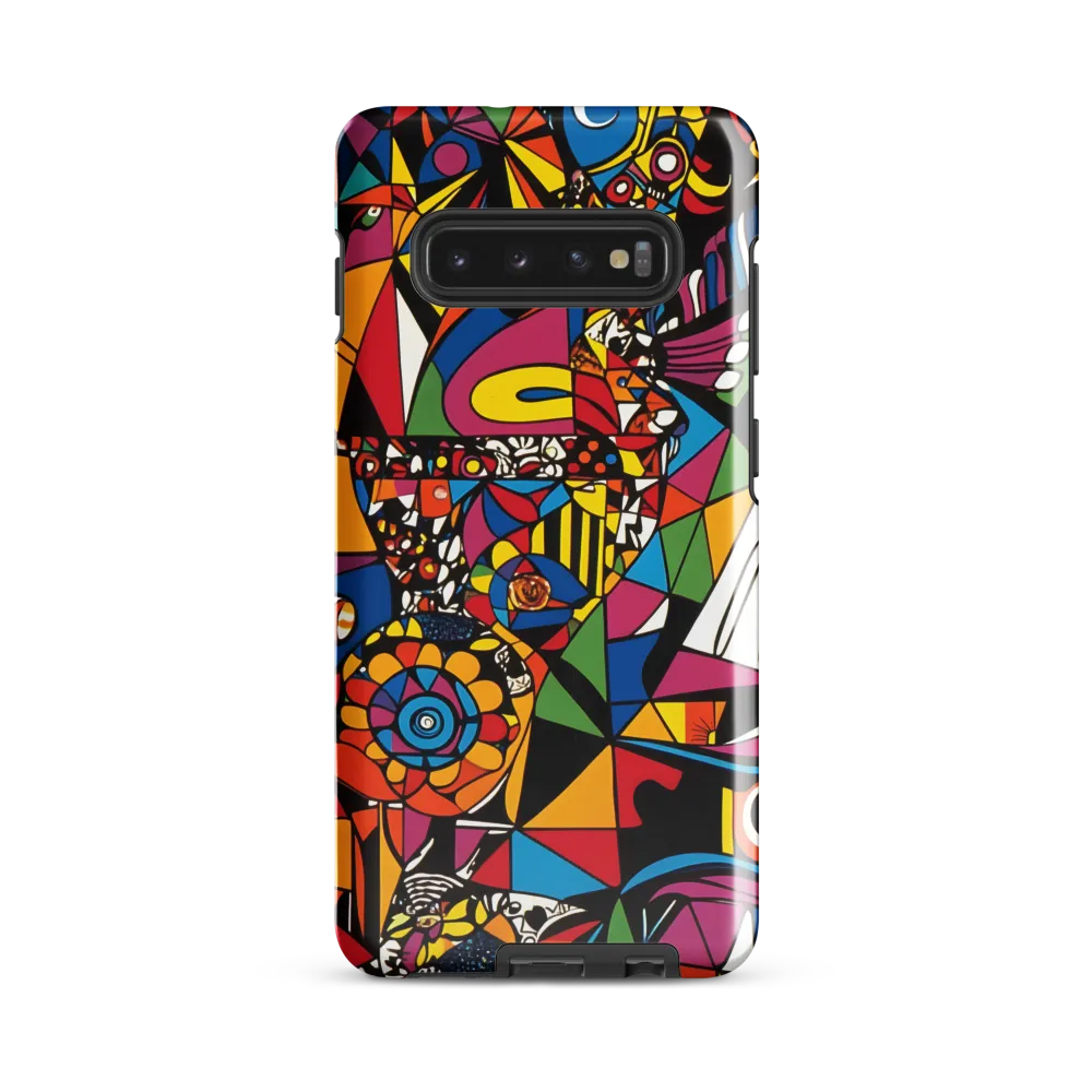 Geometric Dreams in Vivid Colors | Phone Case |  S10 Plus | Tough Case | Glossy