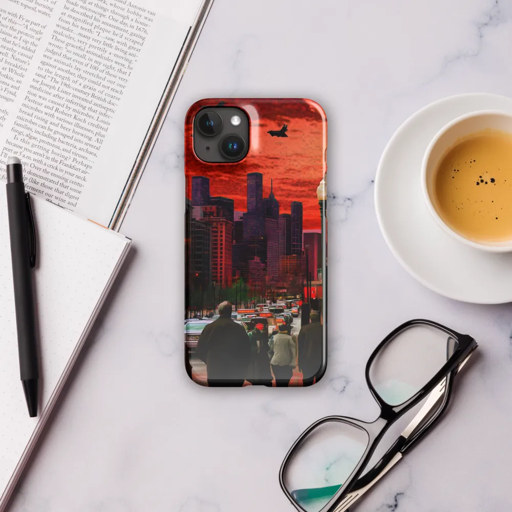 Urban Reverie: Stratospheric Shadows | Phone Case |  15 Plus | Snap Case | Glossy