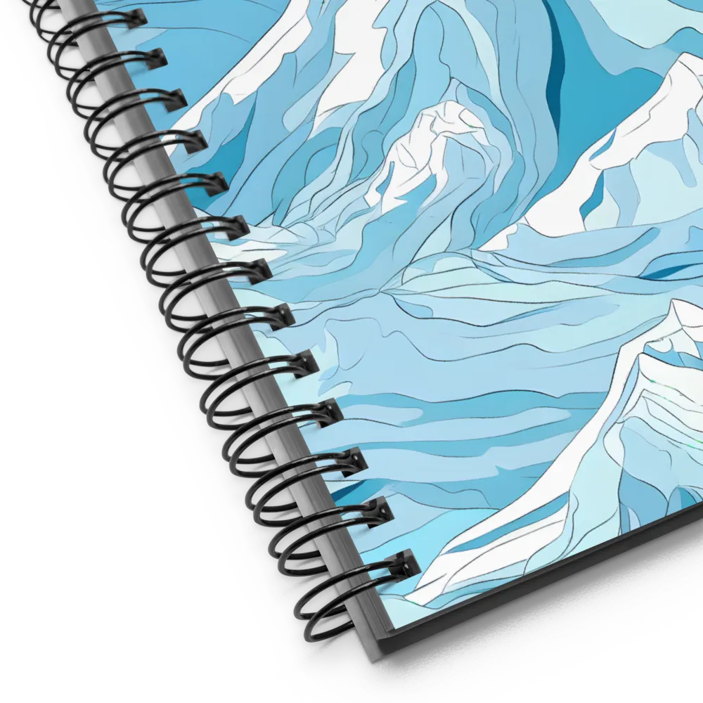 Majestic Peaks of Serenity | Spiral Notebook