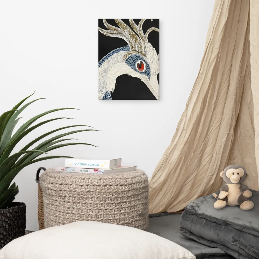 Elegance of the Majestic Peacock | Canvas | 12″×16″