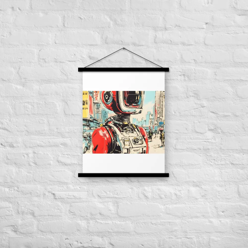 Future Guardian of the City | Poster With Black Wood Hanger | 18″×24″