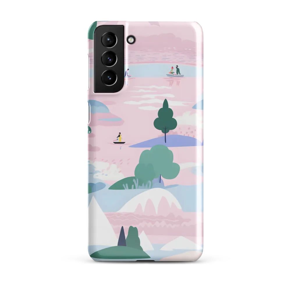 Whimsical Reflections: A Journey Through Landscapes | Phone Case |  S21 Plus | Snap Case | Glossy