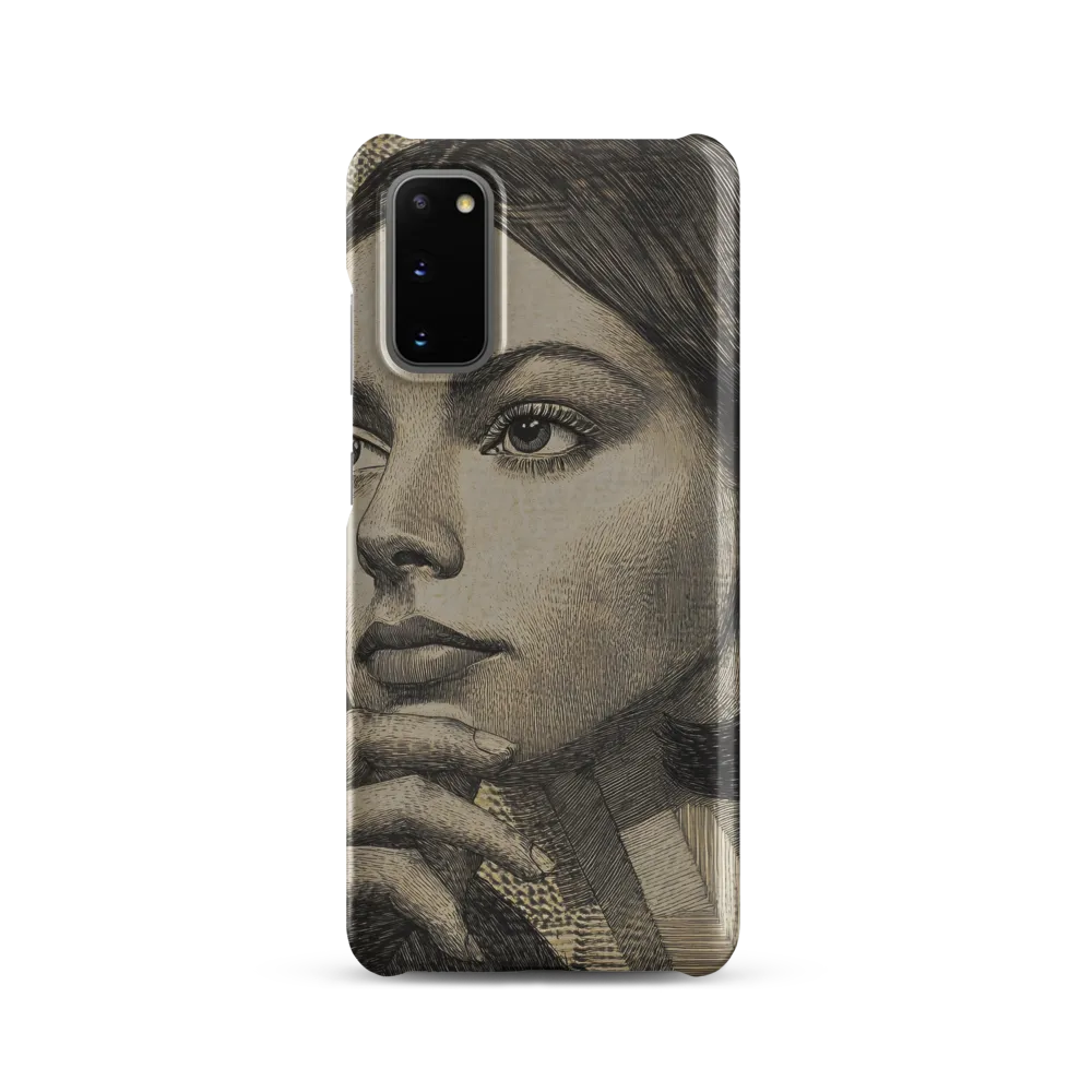 Contemplative Reflection | Phone Case |  S20 | Snap Case | Matte