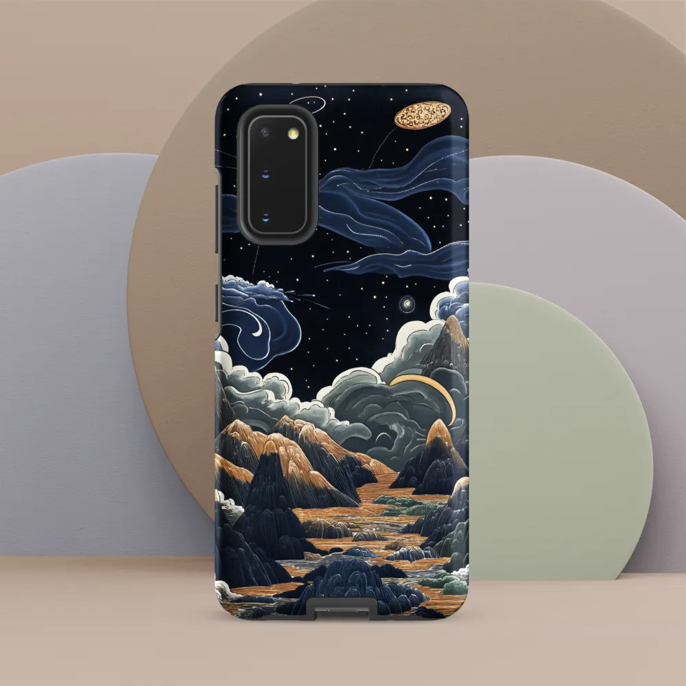 Celestial Harmony: Peaks and Planets