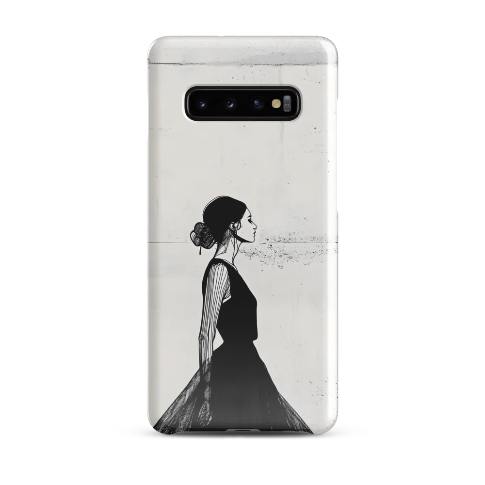 Elegance in Monochrome | Phone Case |  S10 Plus | Snap Case | Glossy