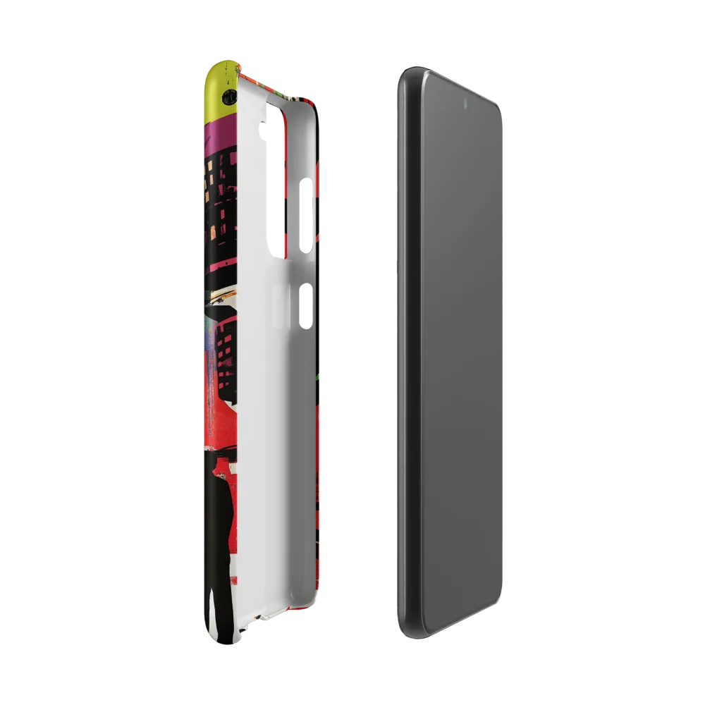 Urban Echoes: A Futuristic Reverie | Phone Case |  S21 | Snap Case | Matte