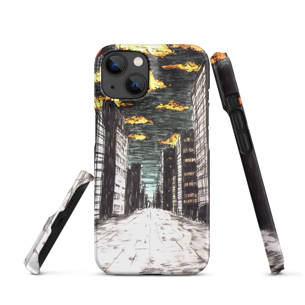 Eclipsed Cityscape