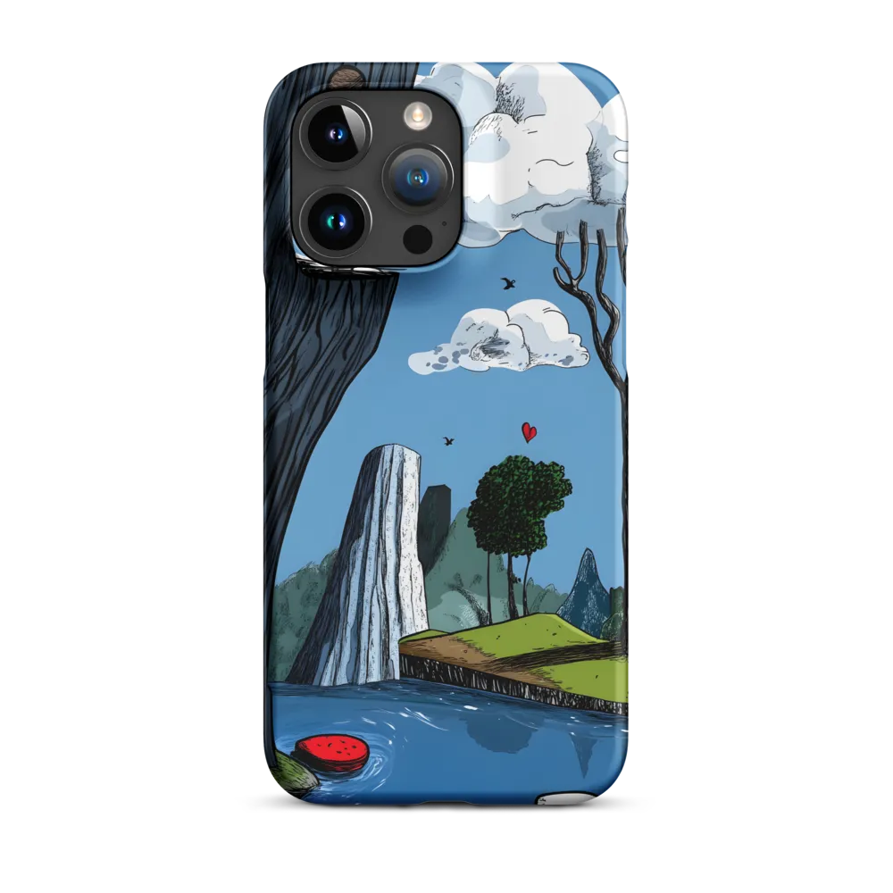 Whimsical Cliffside Reflections