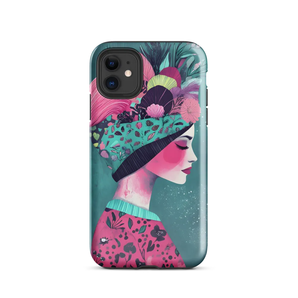 Whimsical Floral Portrait