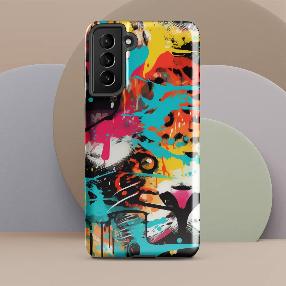 Fierce Fusion: Tiger and Lion in Graffiti
