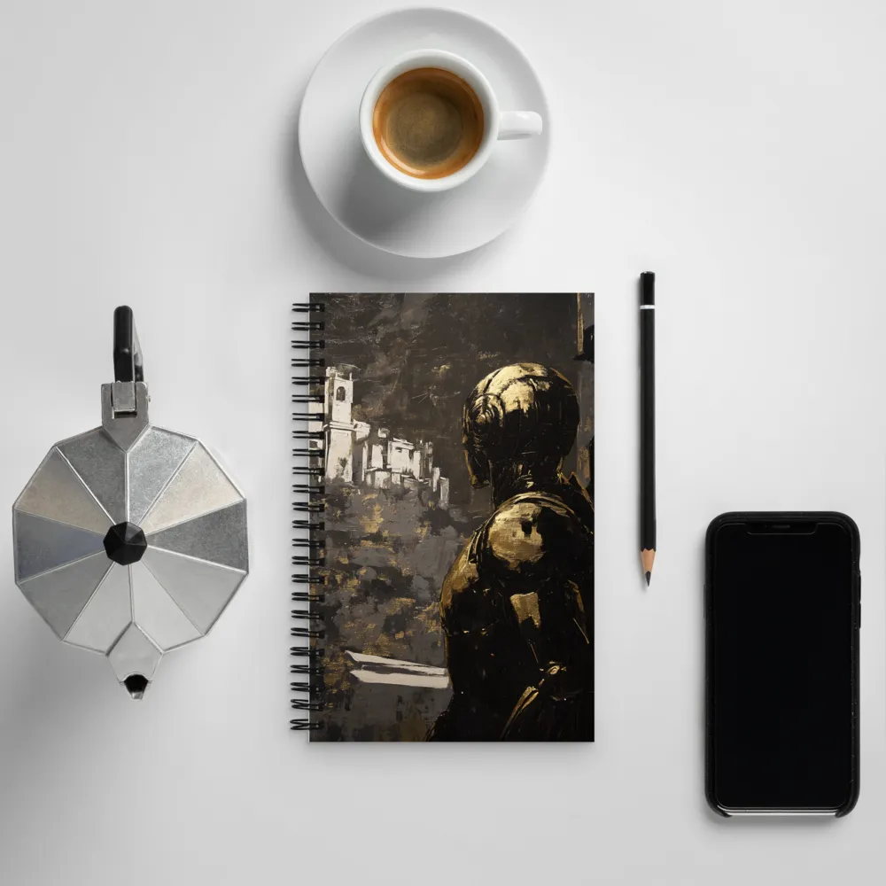 Reflections of Gold | Spiral Notebook