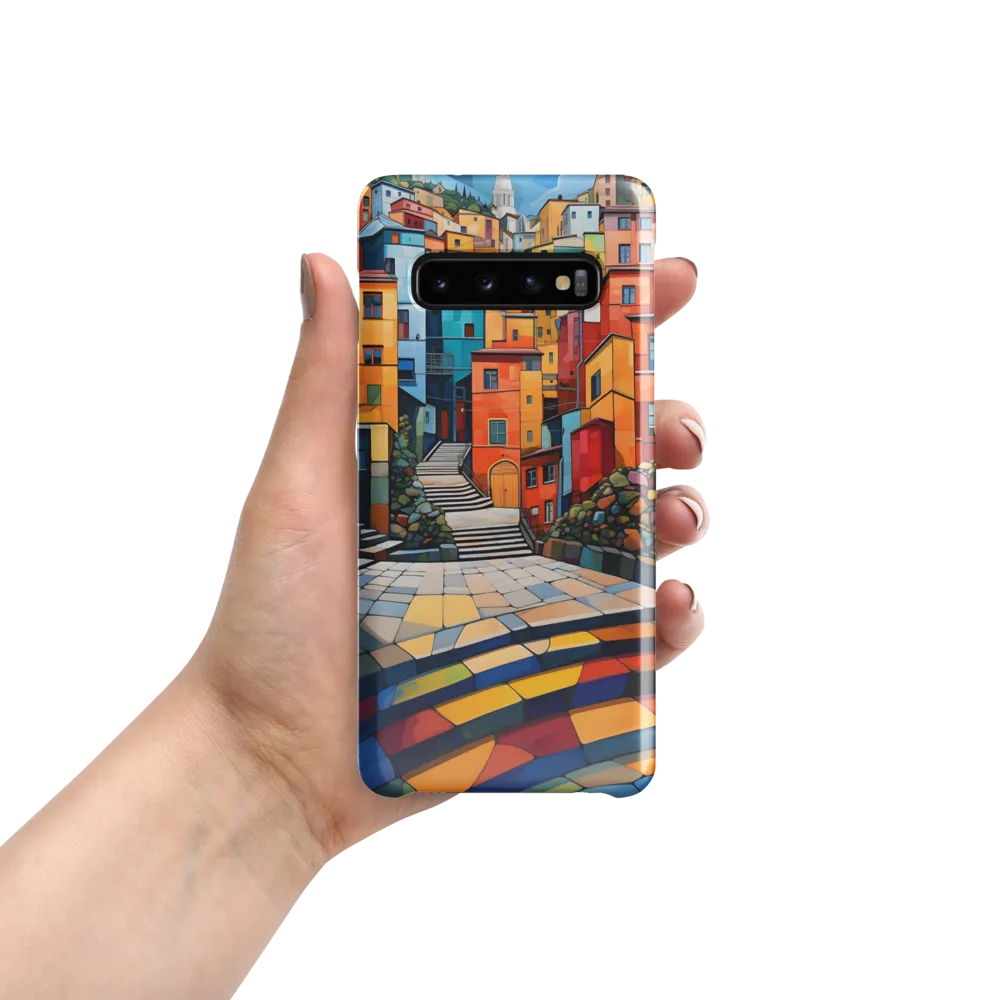Vibrant Village: A Cubist Journey