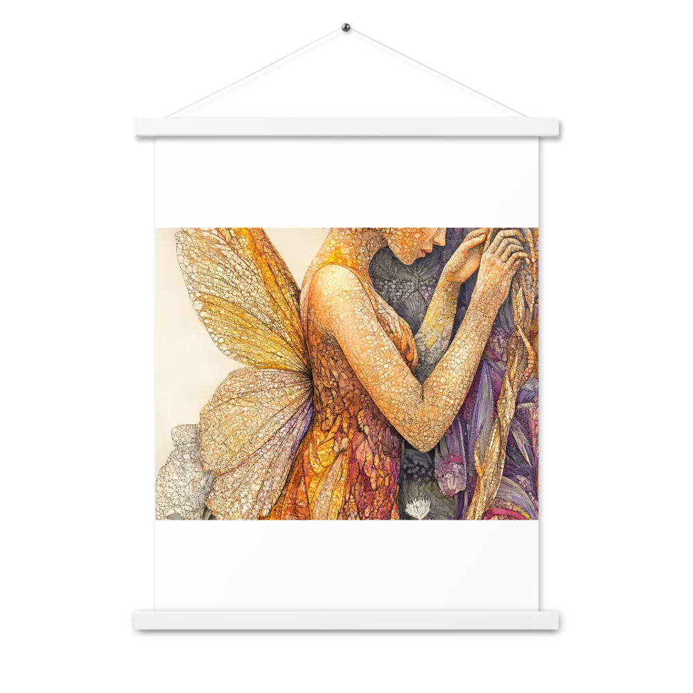 Whispers of the Frosted Meadow | Poster With White Wood Hanger | 18″×24″
