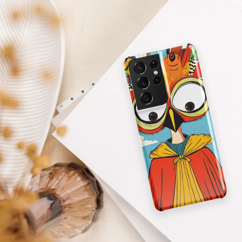 A Whimsical Encounter: The Owl-Human Fusion