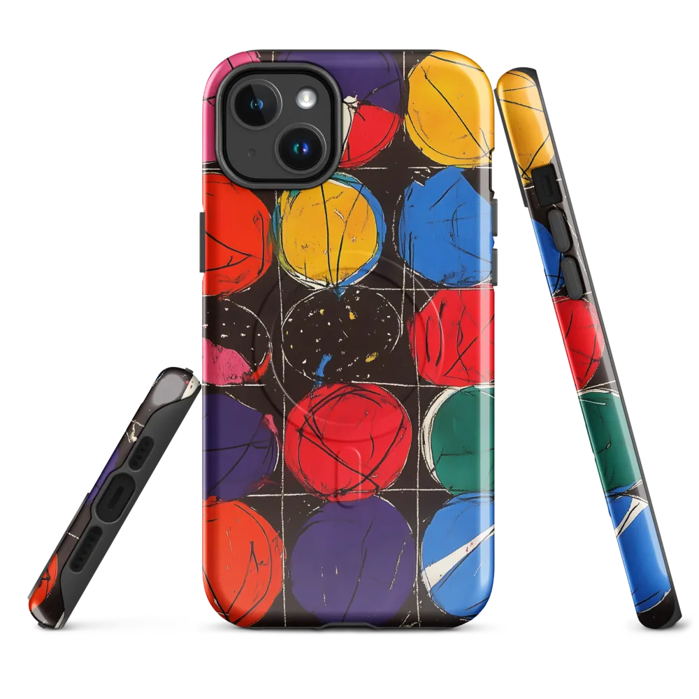 Colorful Circles in Abstract Harmony