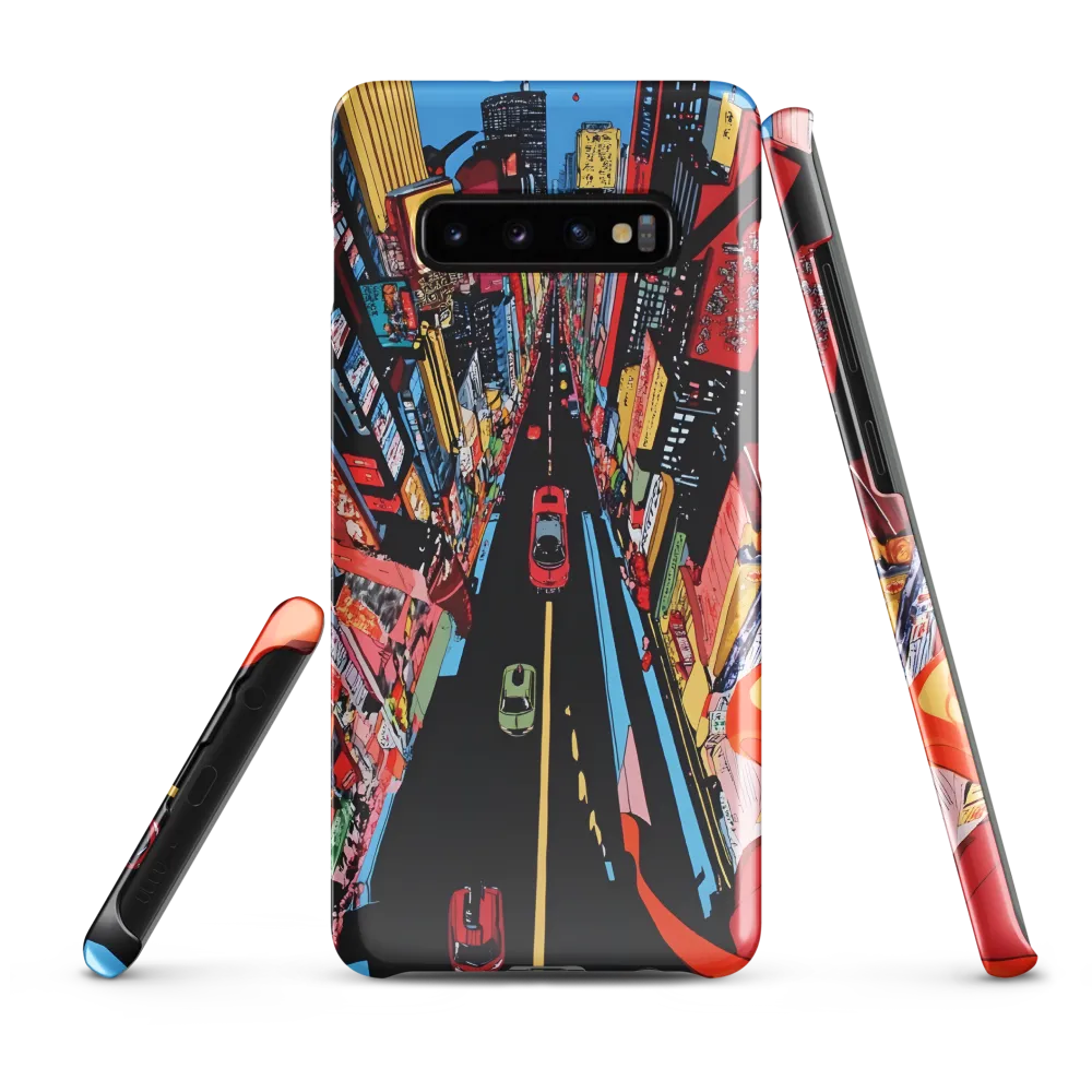 Urban Symphony: A Bird's-Eye View of Life | Phone Case |  S10 Plus | Snap Case | Glossy