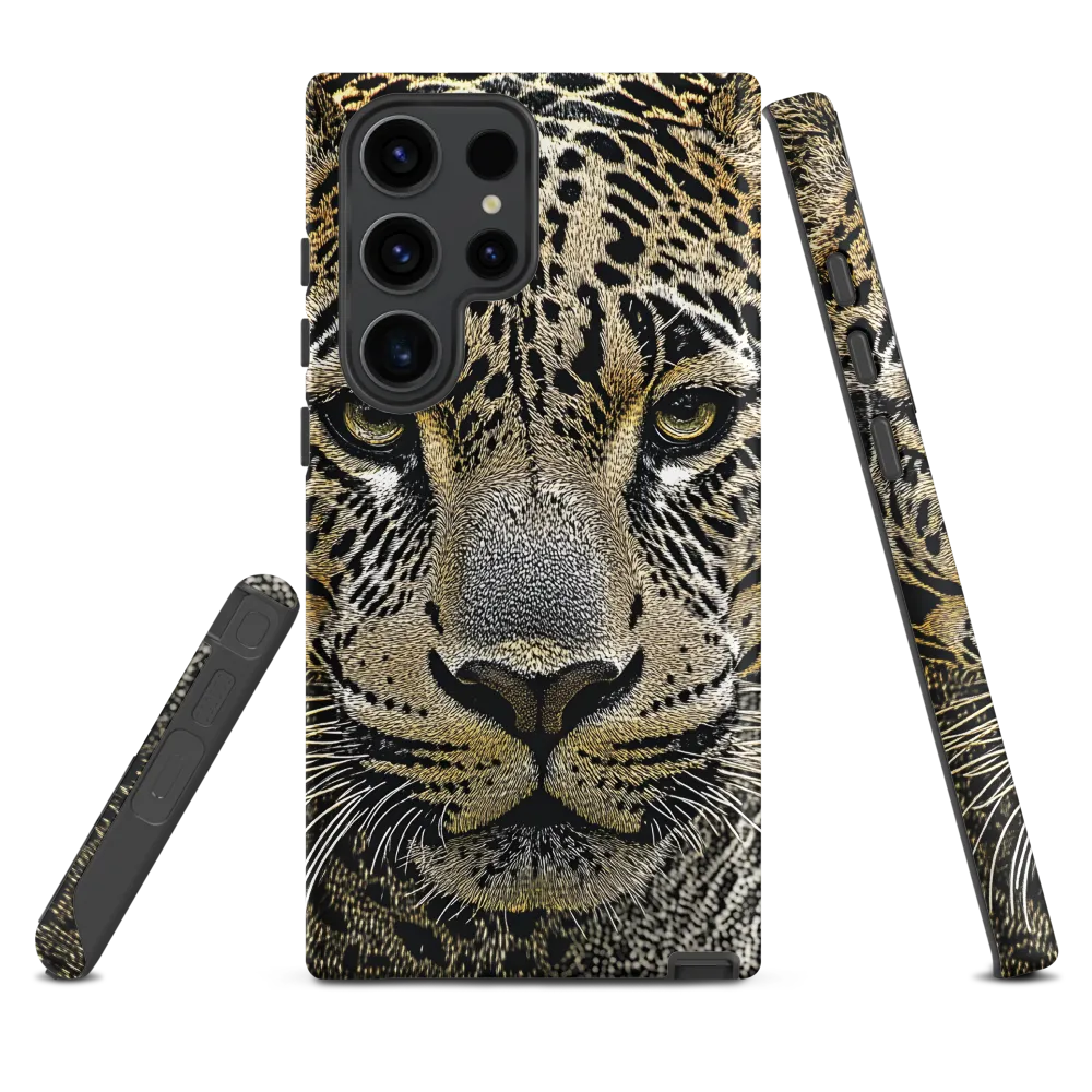 The Majestic Gaze: Portrait of a Leopard