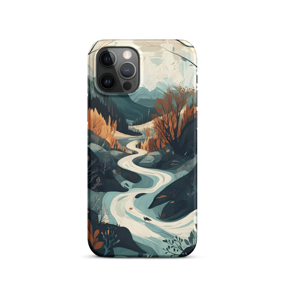 Winding Serenity: A Digital Landscape