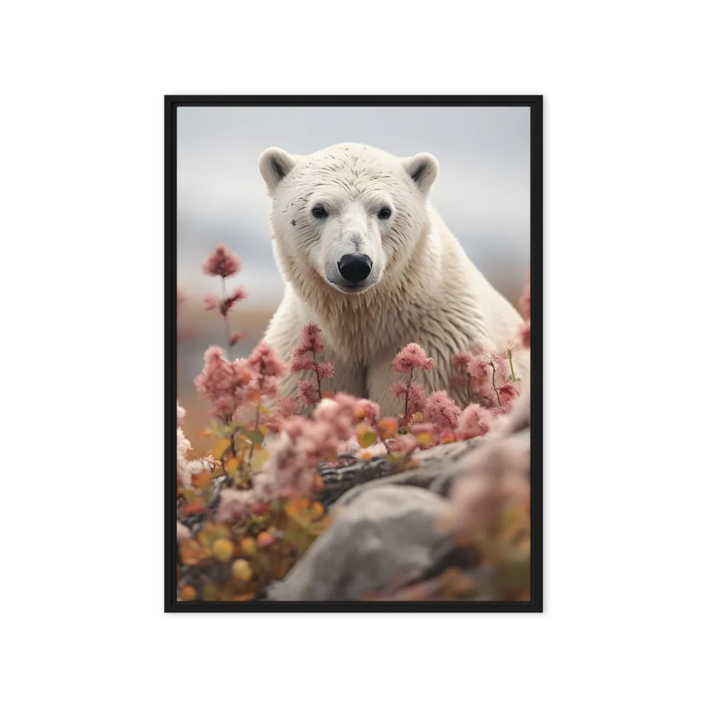 Curiosity Among Blooms: The Polar Bear
