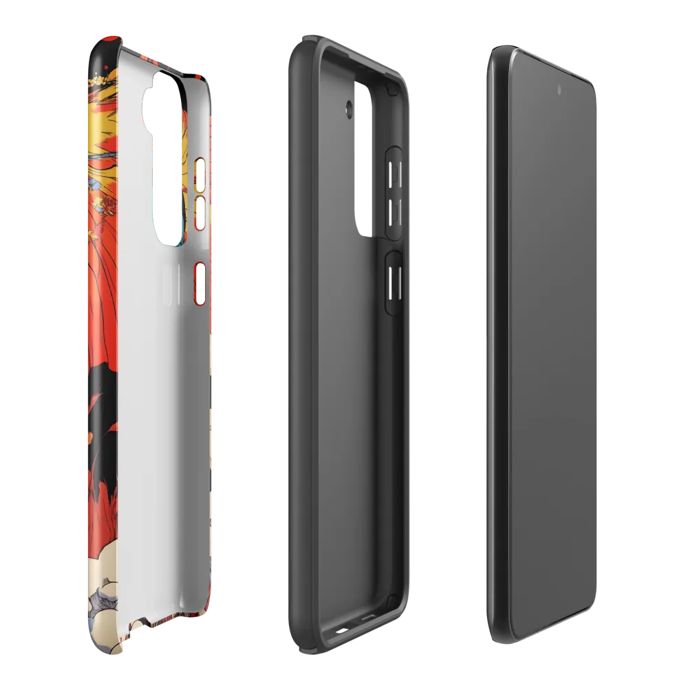 Majesty of the Floral Elephant | Phone Case |  S21 Plus | Tough Case | Glossy