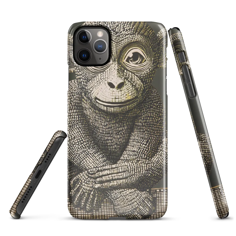 Intricate Primate Portrait | Phone Case |  11 Pro Max | Snap Case | Glossy