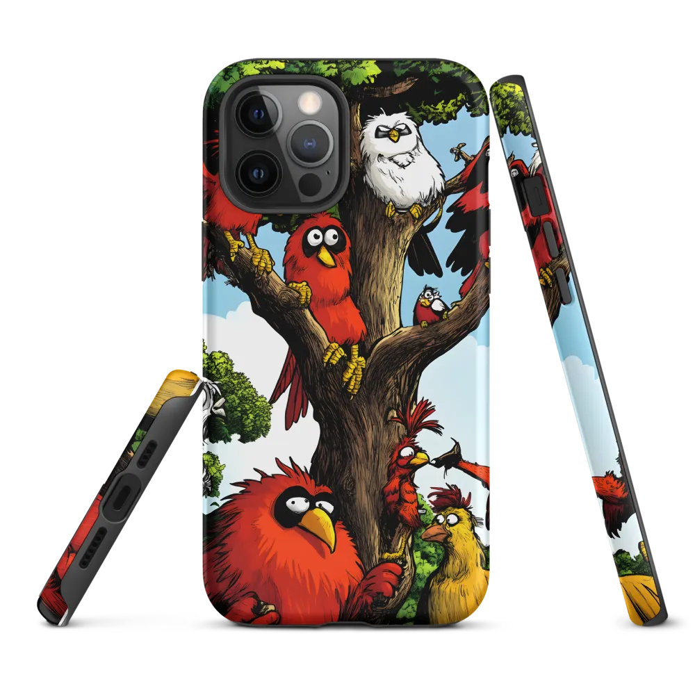 Whimsical Avian Gathering