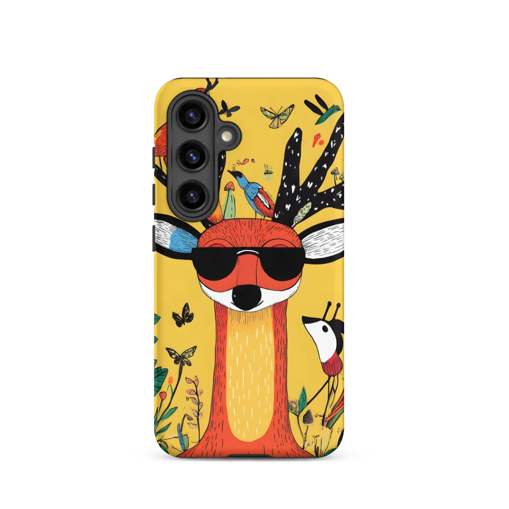 Playful Deer with Sunglasses