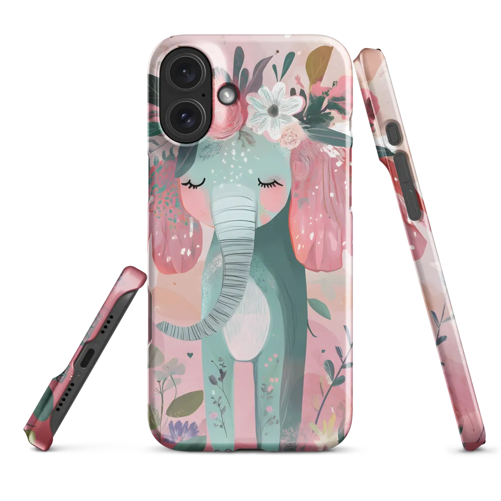 Whimsical Elephant in Bloom