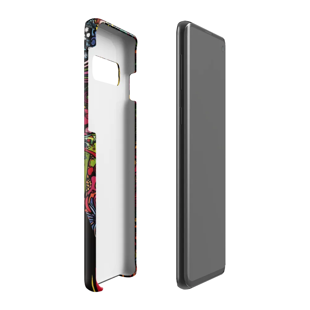 Mystical Flora: A Psychedelic Dream | Phone Case |  S10 Plus | Snap Case | Glossy