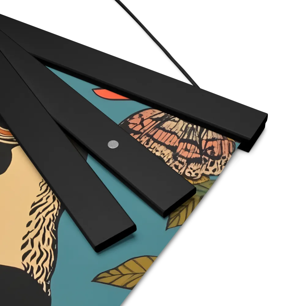 Tropical Majesty: The Toucan at Rest | Poster With Black Wood Hanger | 12″×12″