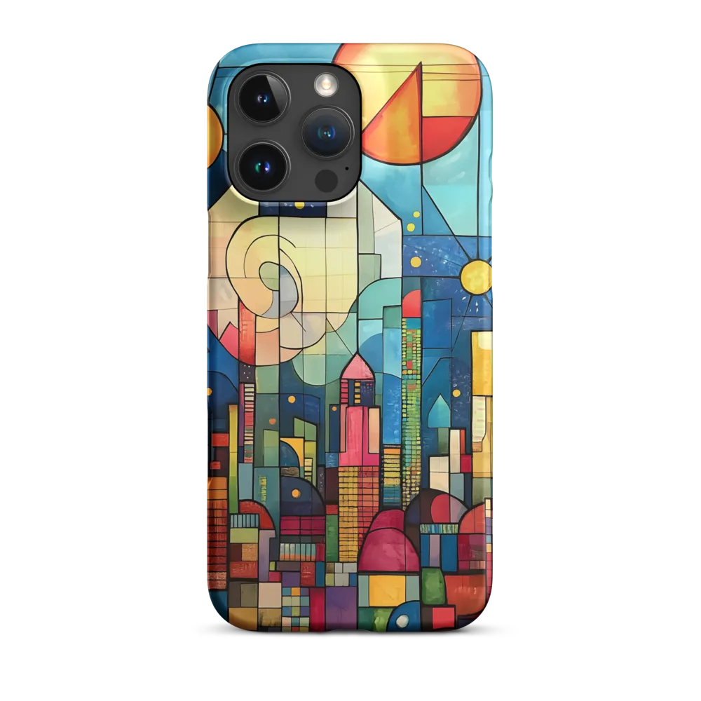 Geometric Harmony: A Vibrant Cityscape