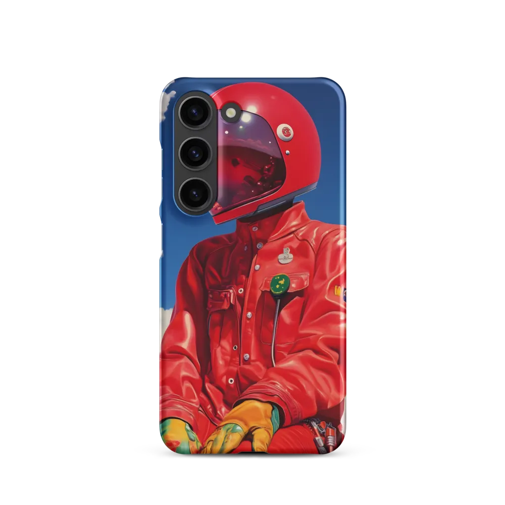 Astronaut in Crimson