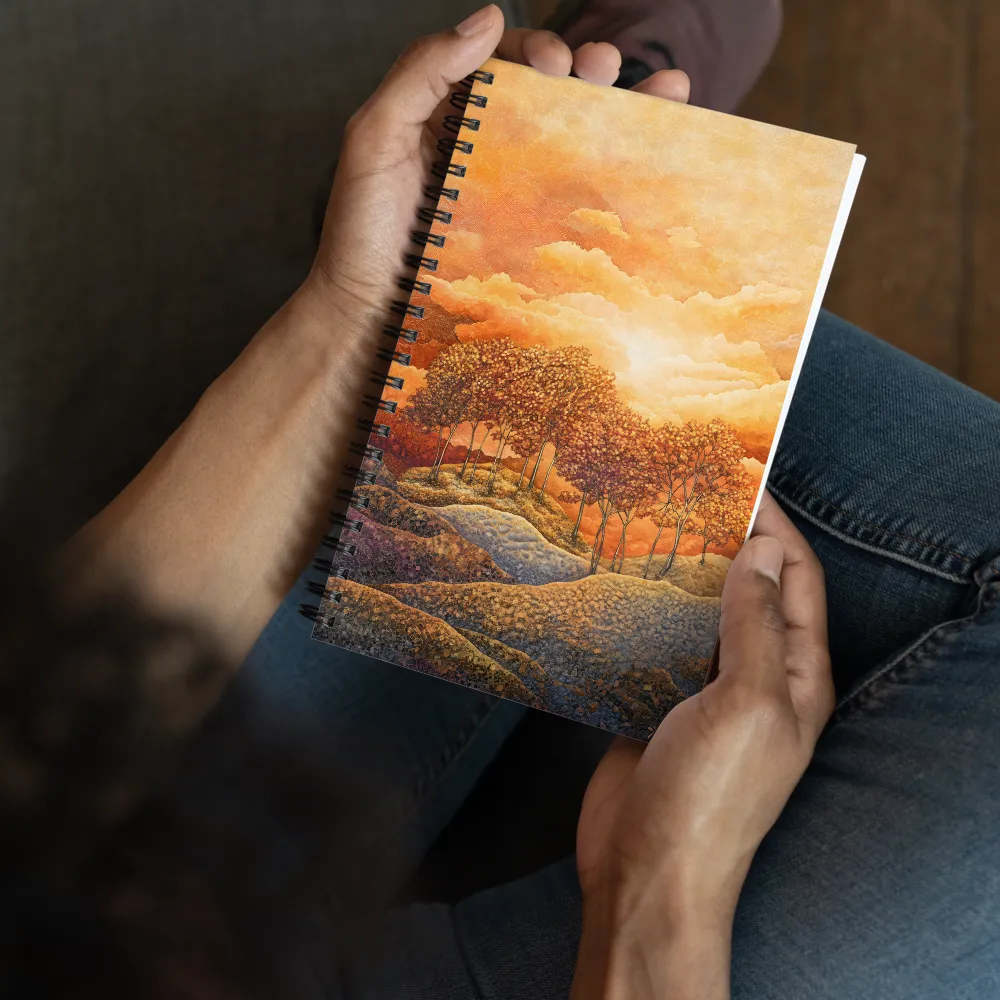 Golden Twilight | Spiral Notebook