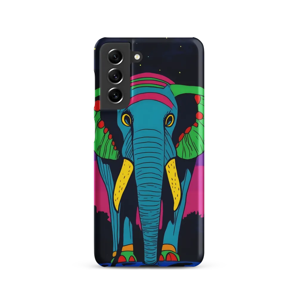 Whimsical Majesty: The Vibrant Elephant