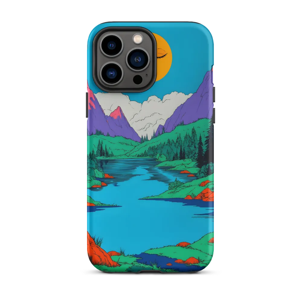 Whimsical Serenity in Vibrant Colors