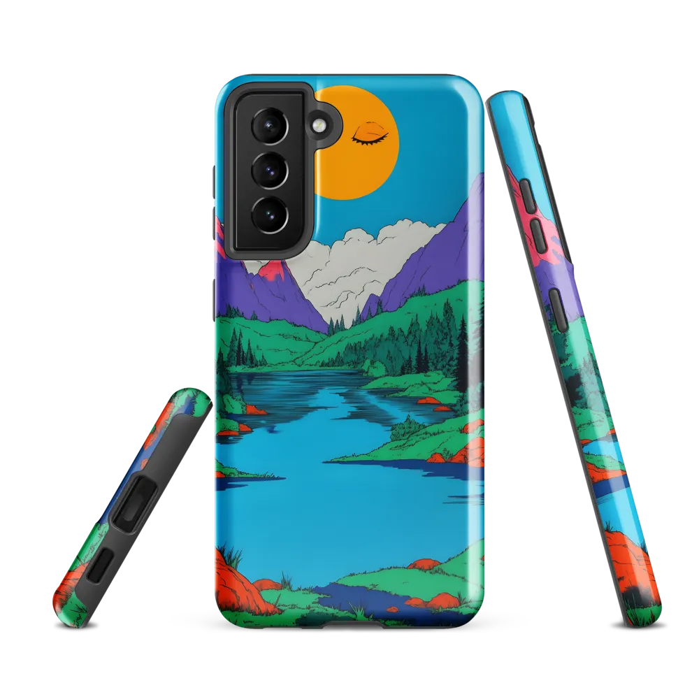 Whimsical Serenity in Vibrant Colors