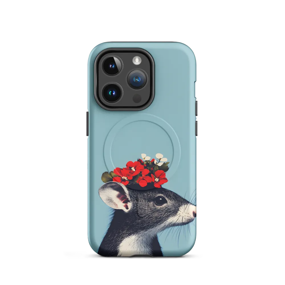 Whimsical Flora: A Mouse's Floral Crown